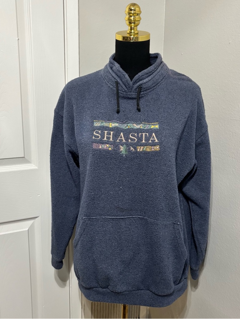 90s granola girl vintage Shasta sherpa fleece sweatshirt Size Medium/Large
